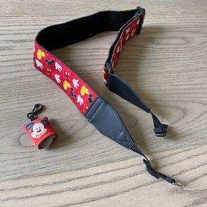 Mickey Camera Strap and Lens Wipe